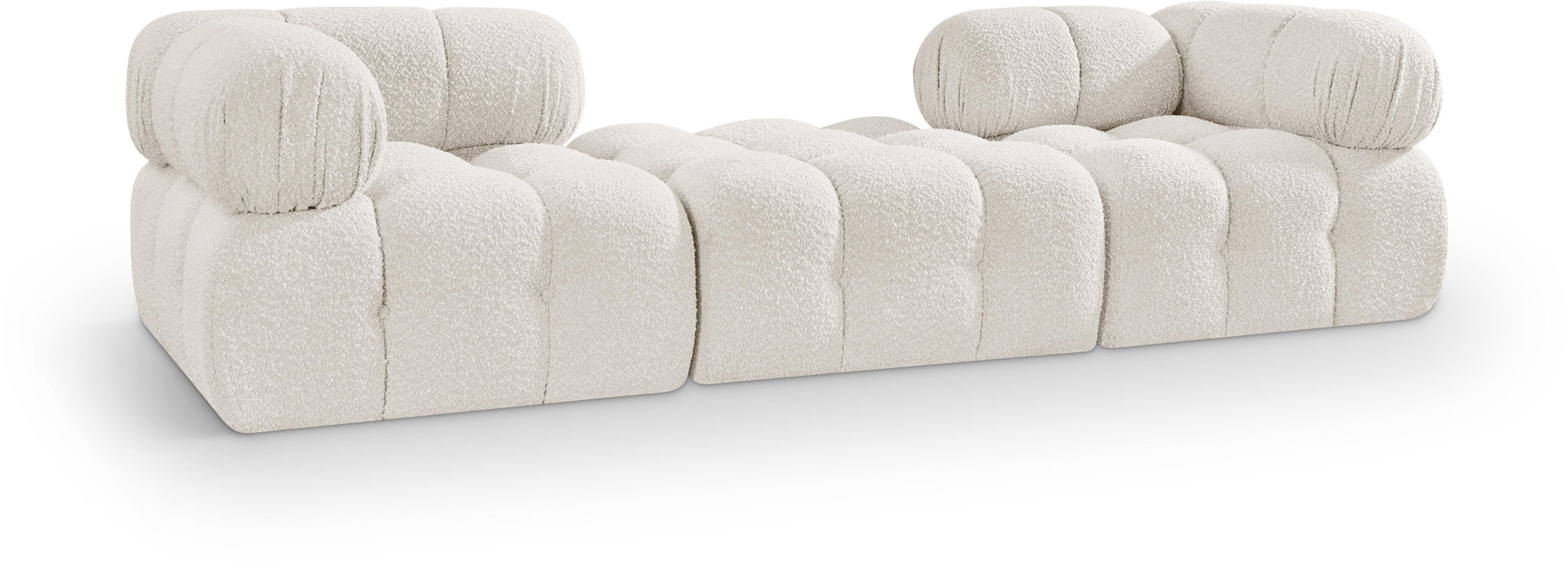 Ames - 3 Piece Boucle Modular Sofa With 1 Backless Seat - Urban Living Furniture (Los Angeles, CA)