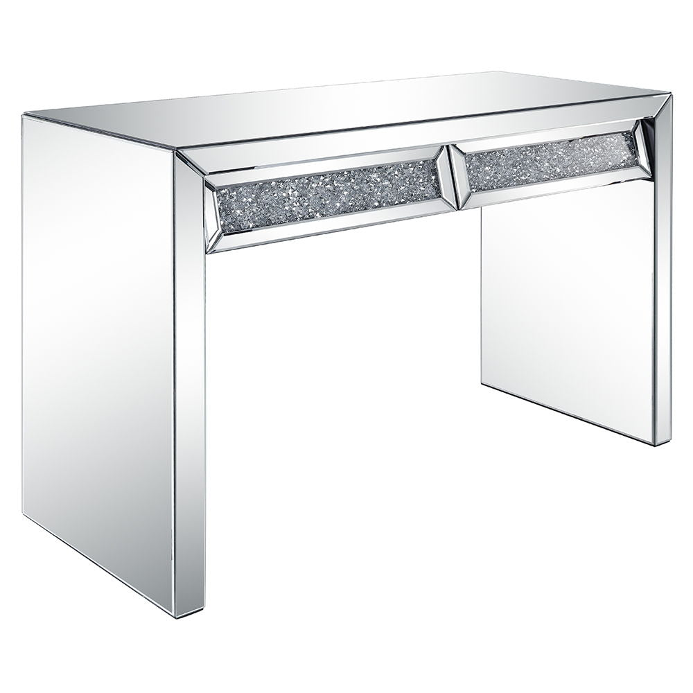 Noralie - Console Table Faux Diamonds - Mirrored - Urban Living Furniture (Los Angeles, CA)