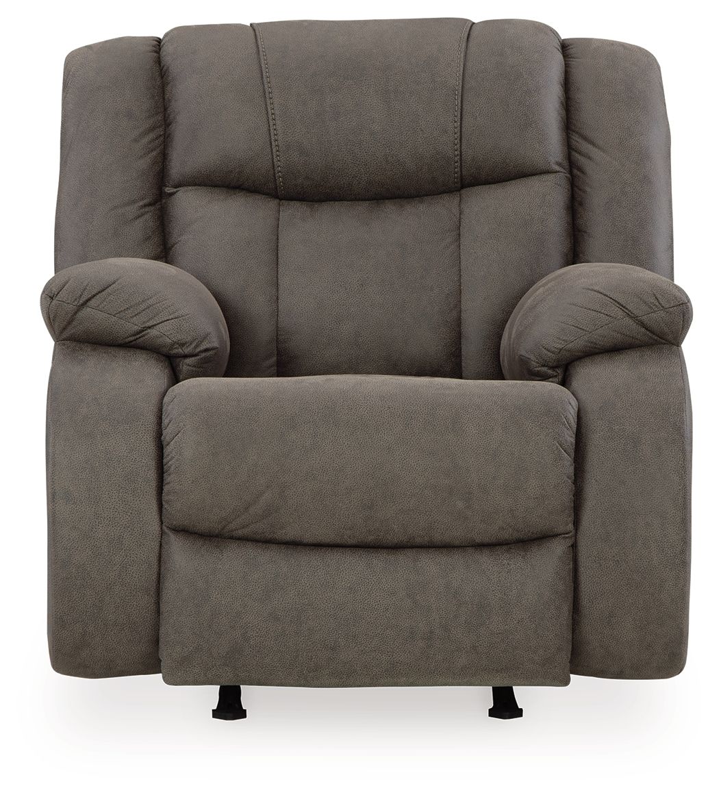First Base - Gunmetal - Rocker Recliner - Urban Living Furniture (Los Angeles, CA)
