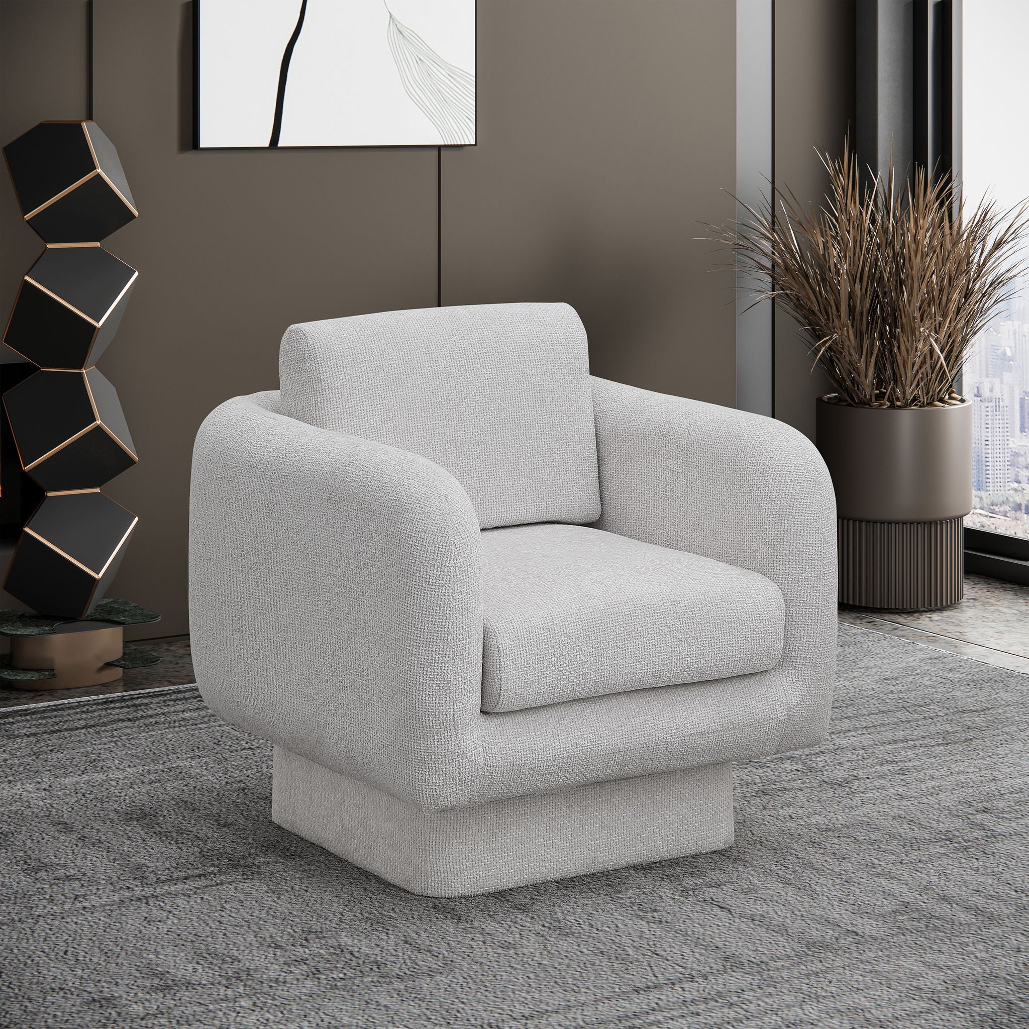 Alessandra - Swivel Accent Chair - Urban Living Furniture (Los Angeles, CA)