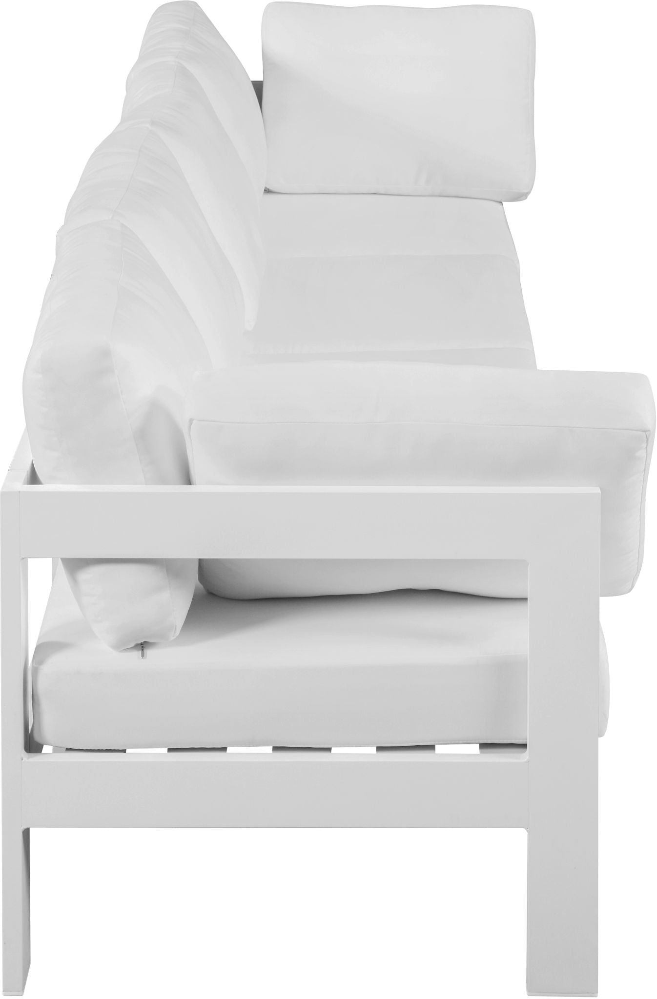 Nizuc - Outdoor Patio 4 Seat Modular Sofa With White Frame - Urban Living Furniture (Los Angeles, CA)