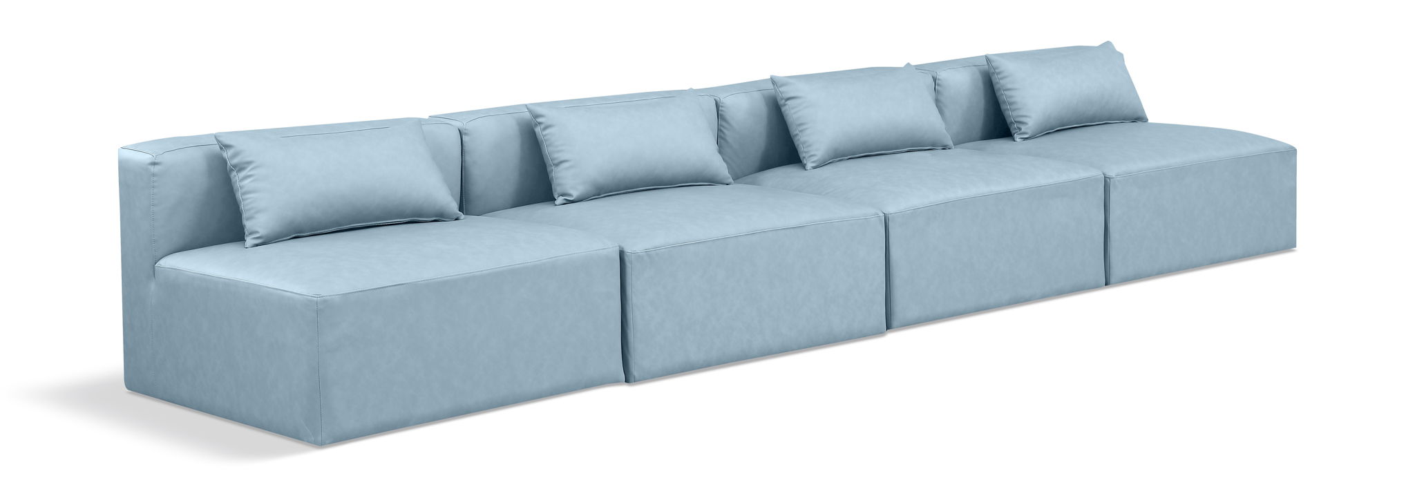 Cube - Modular 4 Seat Armless Sofa - Urban Living Furniture (Los Angeles, CA)