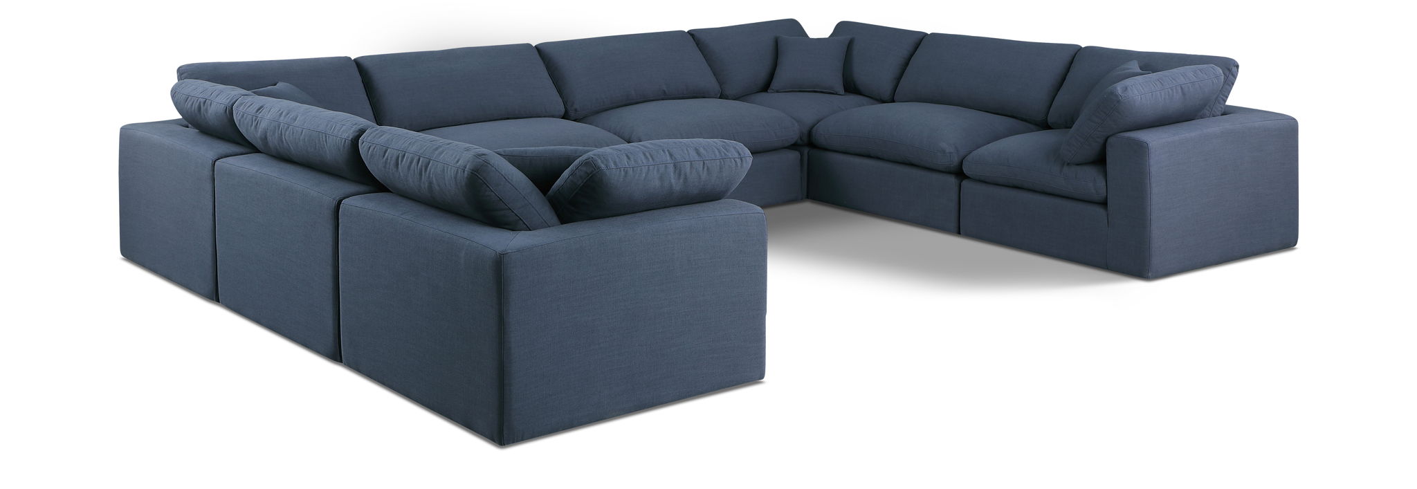 Comfy - 8 Piece Linen Modular Sectional - Urban Living Furniture (Los Angeles, CA)