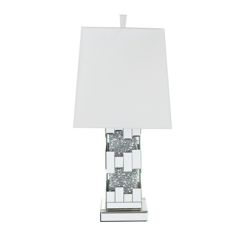 Noralie - 30" Table Lamp - Mirrored & Faux Diamonds - Urban Living Furniture (Los Angeles, CA)