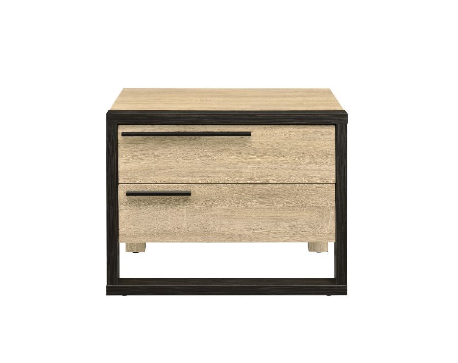 Erasto - Accent Table - Oak & Black - Urban Living Furniture (Los Angeles, CA)