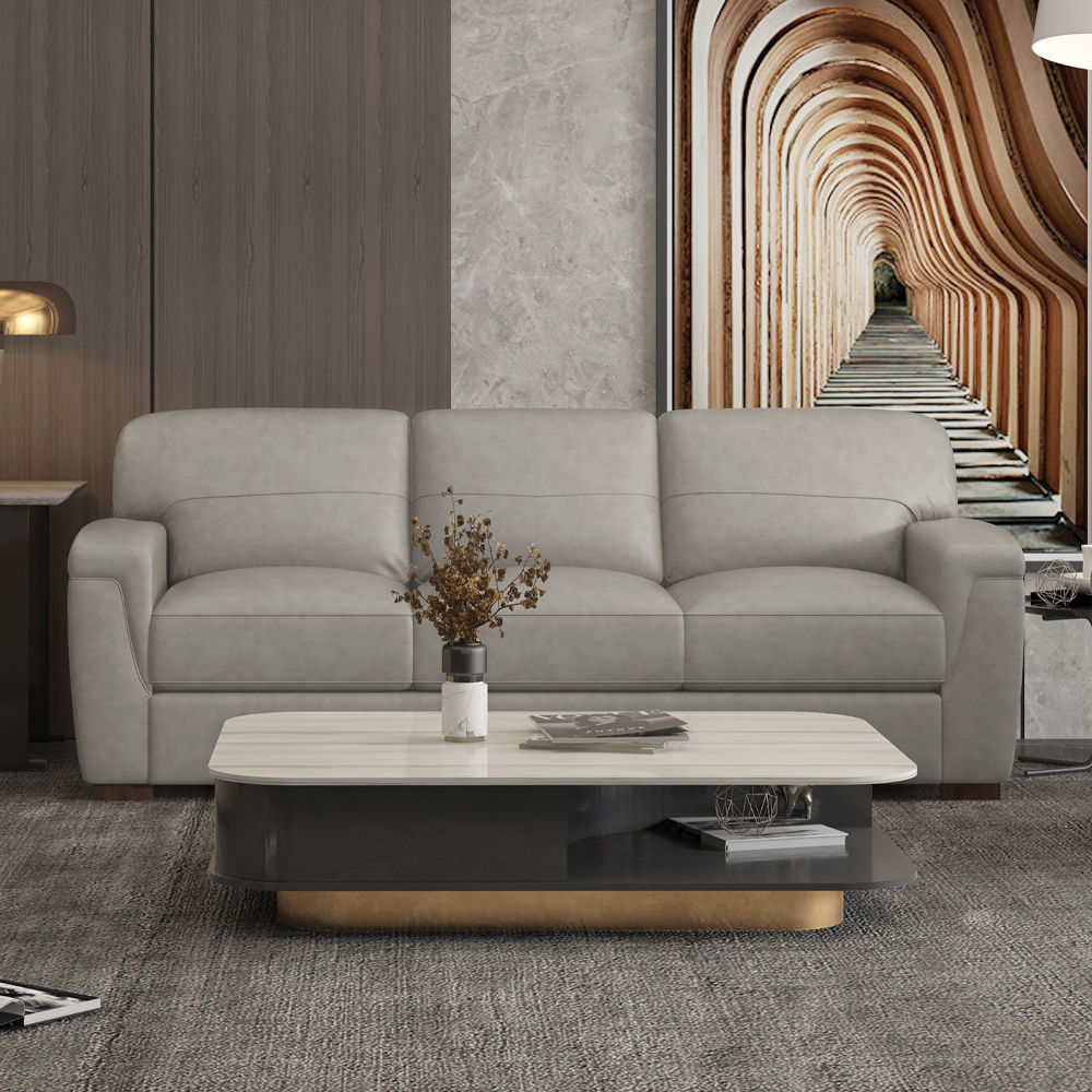 Cornelia - Sofa - Pearl Gray Leather - Urban Living Furniture (Los Angeles, CA)