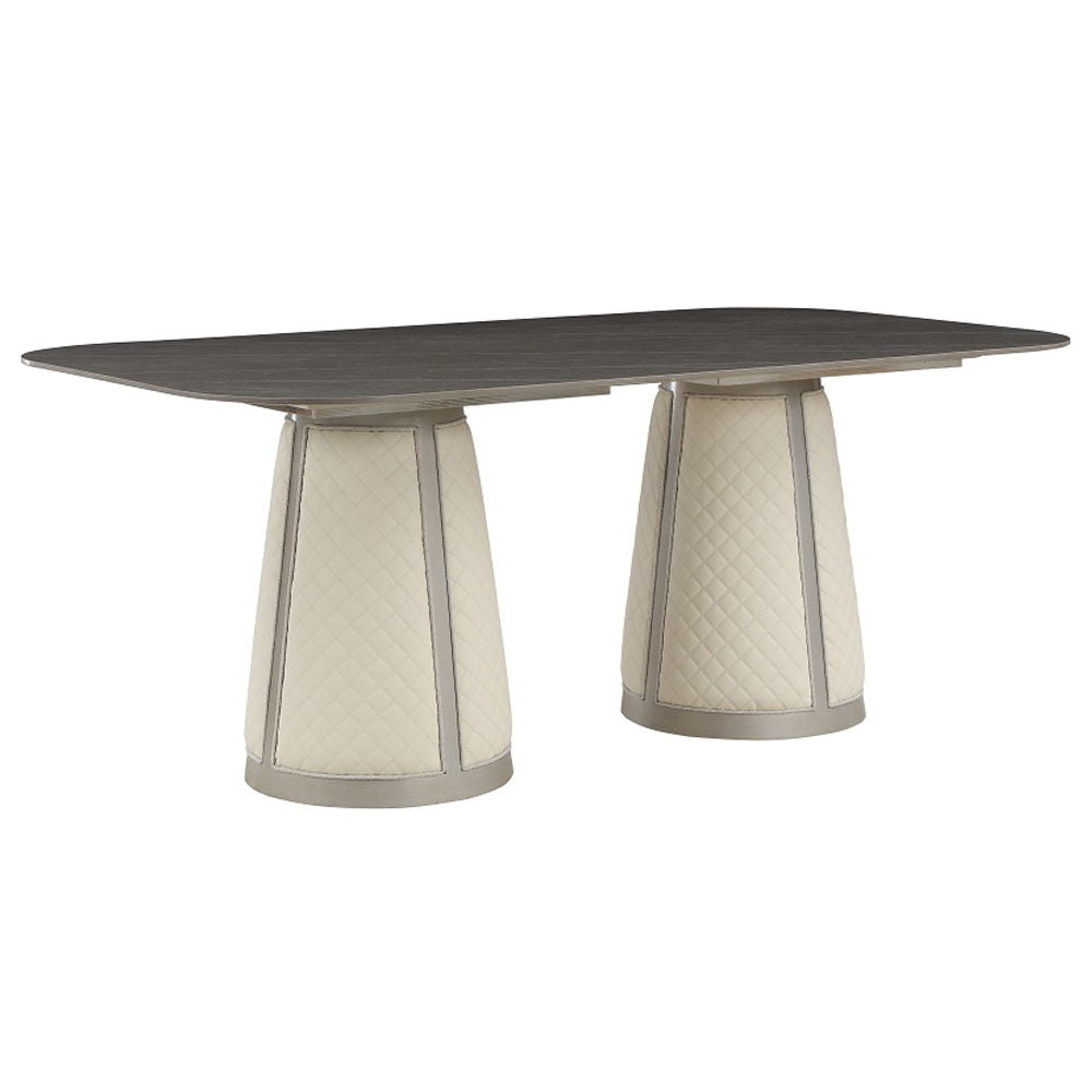 Kasa - Dining Table - Sintered Stone Top & Champagne - Urban Living Furniture (Los Angeles, CA)