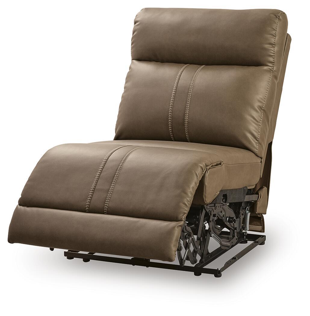 Max-Momentum - Power Armless Recliner With Adjustable Headrest - Biscotti - Urban Living Furniture (Los Angeles, CA)