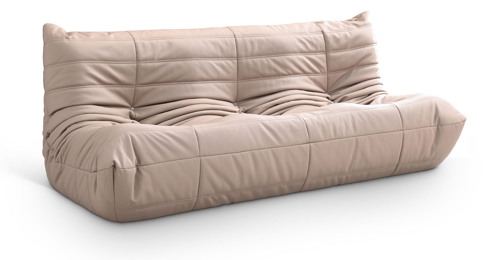 Relax - Vegan Leather 77.75" Upholstered Sofa - Tan - Urban Living Furniture (Los Angeles, CA)