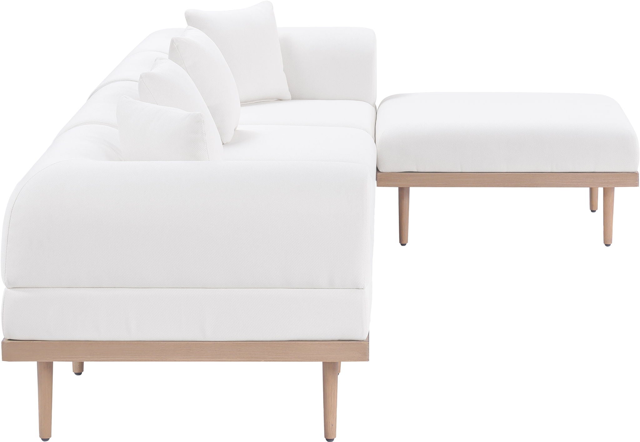 Laguna - 5 Piece 106.5" Upholstered Outdoor Patio Modular Sectional - Urban Living Furniture (Los Angeles, CA)