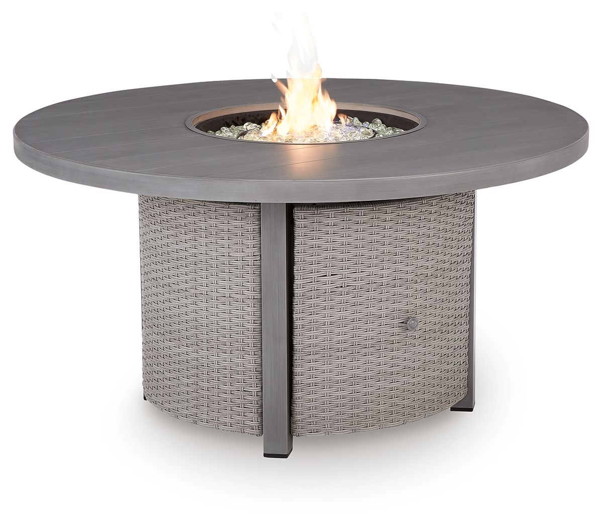 Half Moon Beach - Round Fire Pit Table - Gray - Urban Living Furniture (Los Angeles, CA)