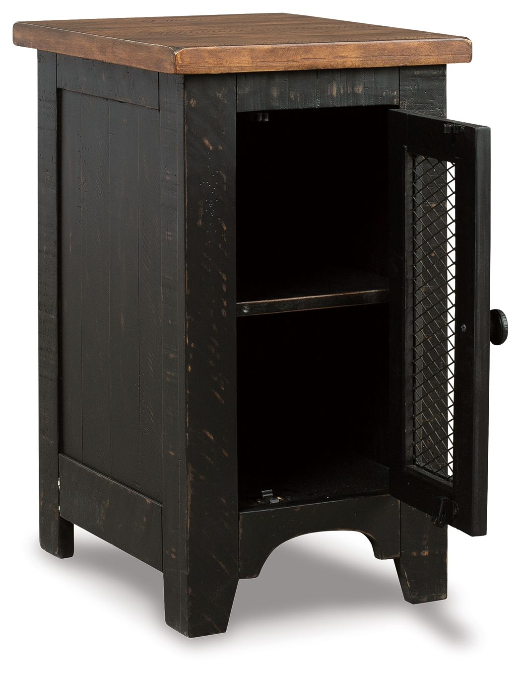 Valebeck - Chair Side End Table - Black / Brown - Urban Living Furniture (Los Angeles, CA)