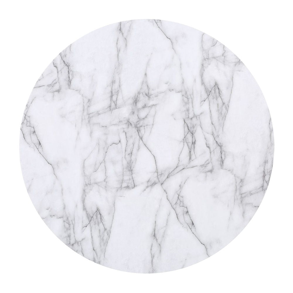 Kusa - 5 Piece Dining Set With Engineered Stone Top - Engineered Stone Top & Black - Urban Living Furniture (Los Angeles, CA)