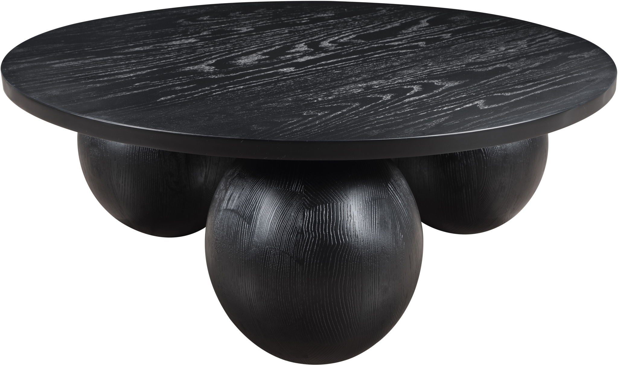 Fitch - Wood Oak Veneer Coffee Table - 3 Legs - Urban Living Furniture (Los Angeles, CA)