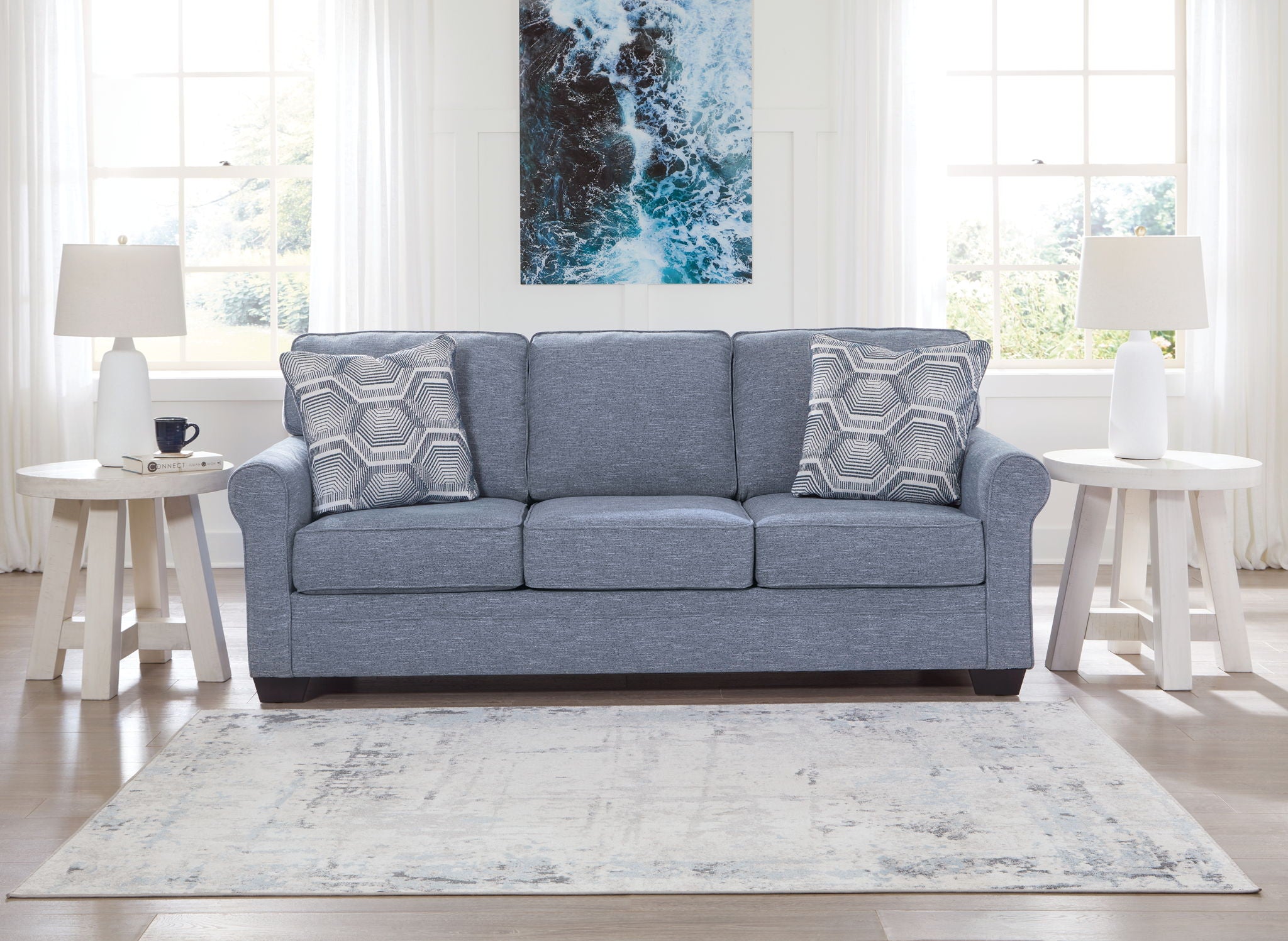 Carissa Manor - Denim - Sofa - Urban Living Furniture (Los Angeles, CA)