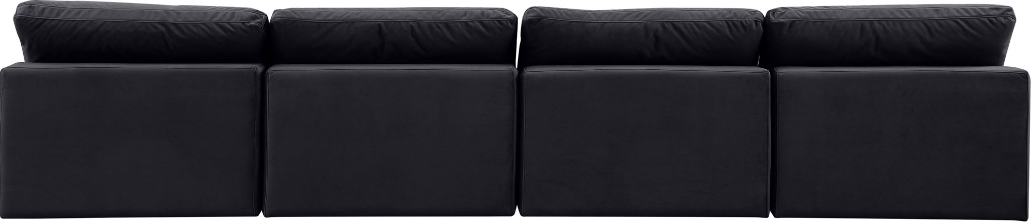 Comfy - Velvet Modular Armless Sofa 4 Seats - Urban Living Furniture (Los Angeles, CA)