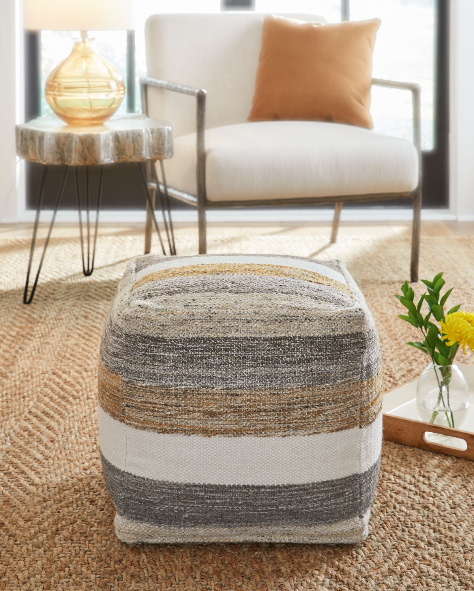 Josalind - Multi - Pouf - Urban Living Furniture (Los Angeles, CA)