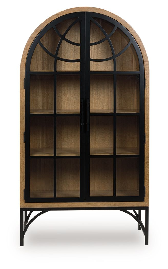 Gwenwich - Natural / Black - Accent Cabinet - Urban Living Furniture (Los Angeles, CA)