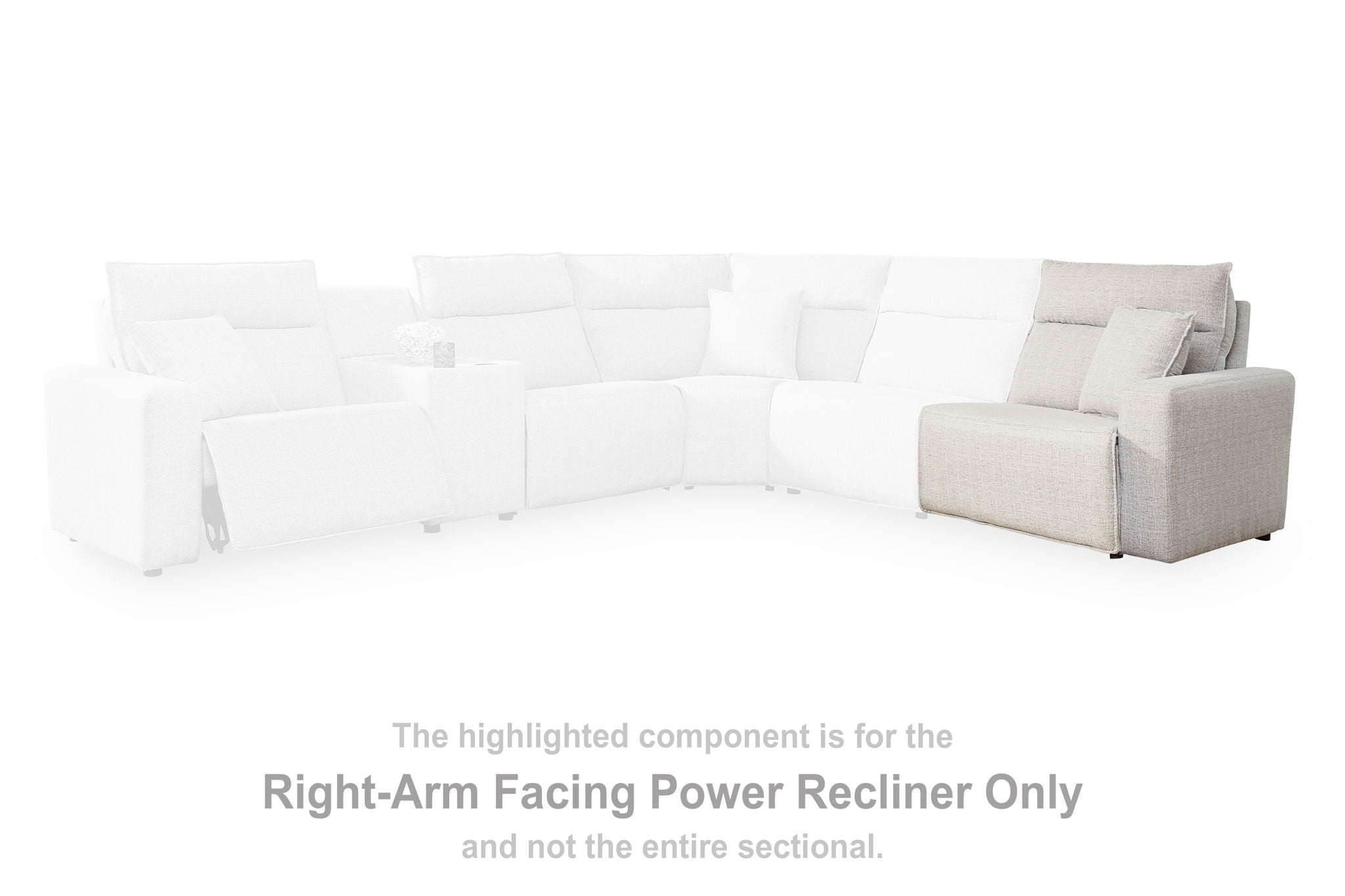 Modmax II - RAF Zero Wall Power Recliner - Stone - Urban Living Furniture (Los Angeles, CA)
