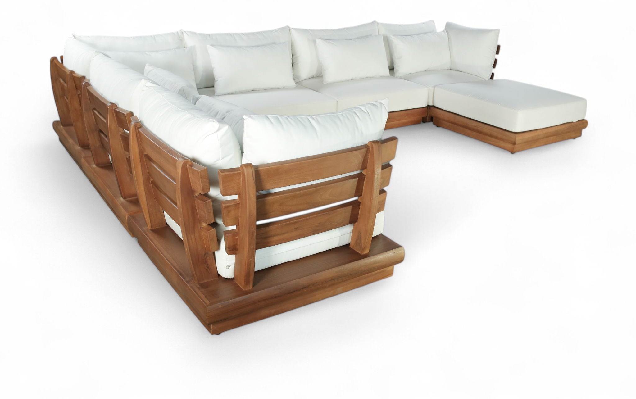 Mirella - 7 Piece Water Resistant Fabric Upholstered Outdoor Patio Modular Sectional - Urban Living Furniture (Los Angeles, CA)