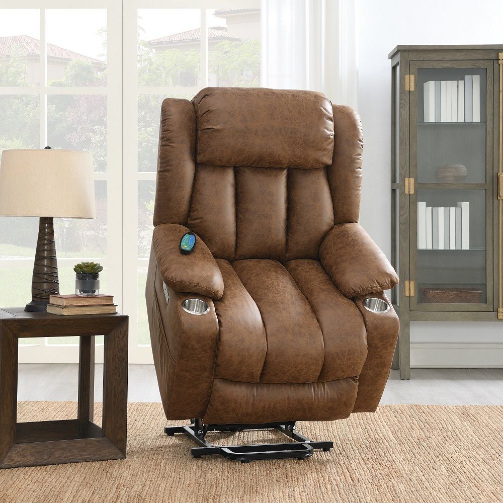 Omarion - Power Recliner With Lift & Heating & Massage - Urban Living Furniture (Los Angeles, CA)