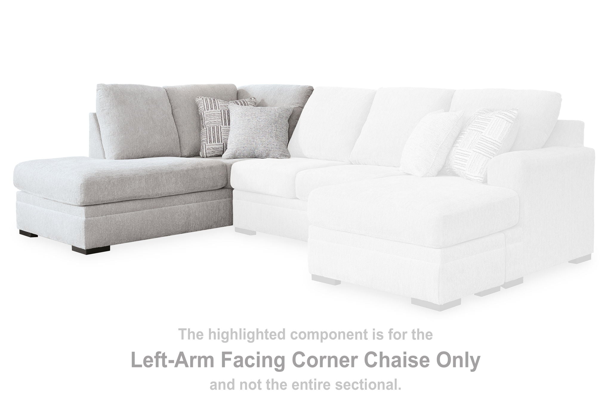 Gabyleigh - Nickel - Laf Corner Chaise - Urban Living Furniture (Los Angeles, CA)