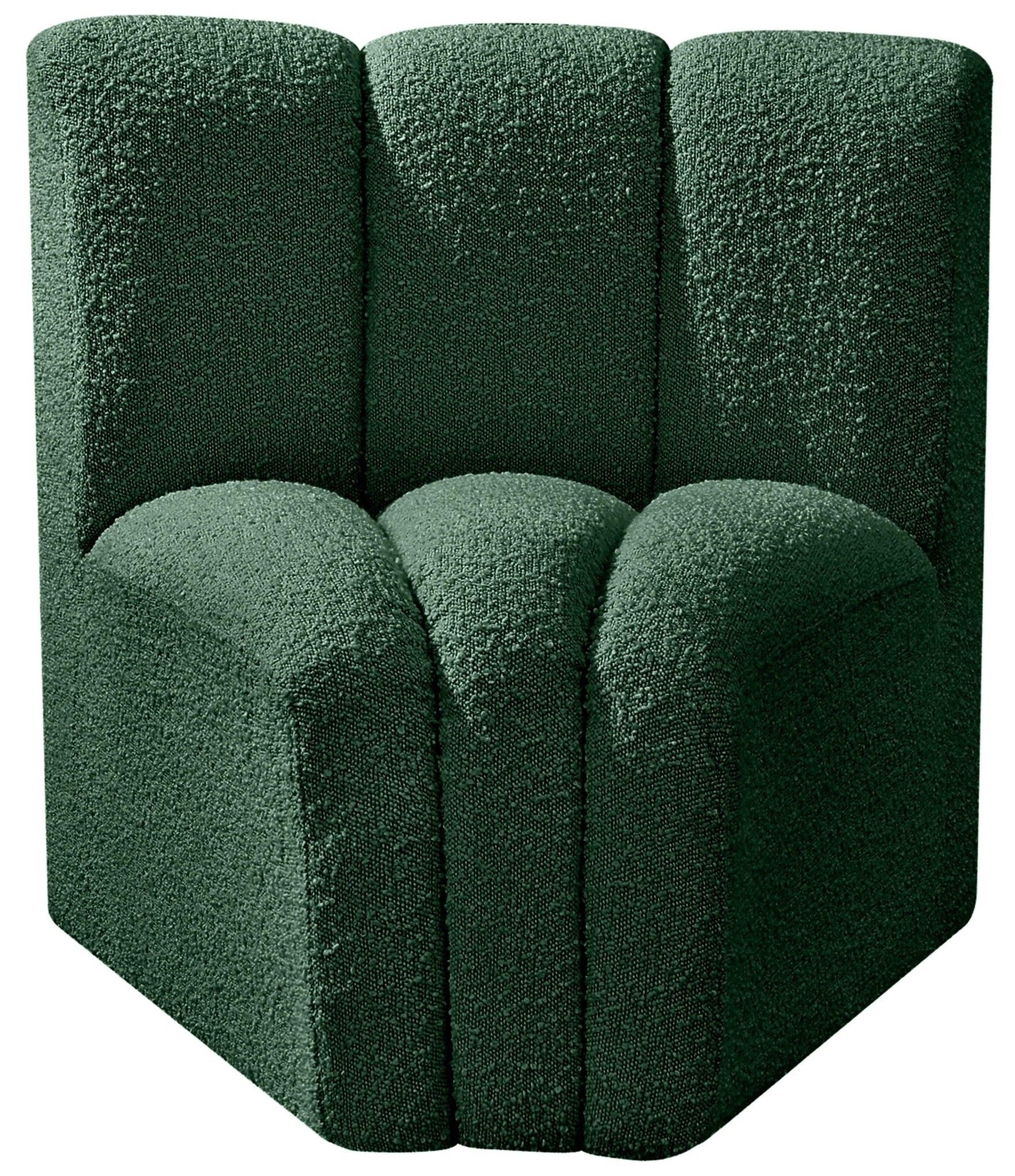Arc - Boucle Fabric Curved Corner Chair - Urban Living Furniture (Los Angeles, CA)