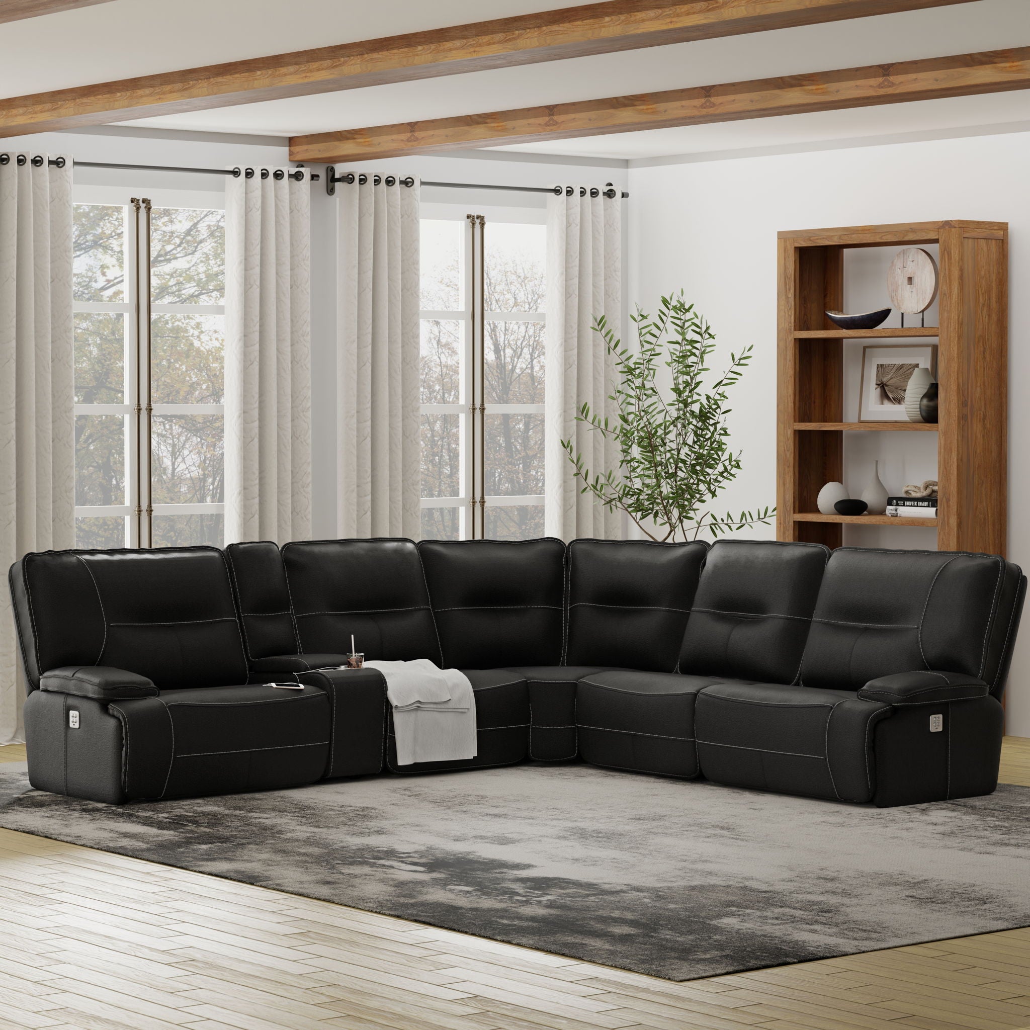 Spartacus - Power Reclining Sectional - Urban Living Furniture (Los Angeles, CA)