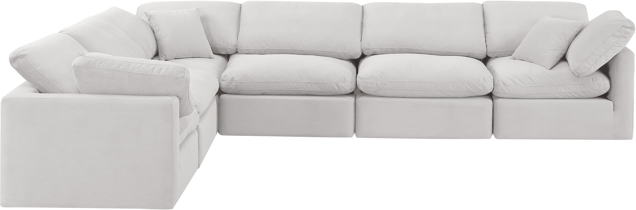 Indulge - Velvet 6 Piece Modular Corner Sectional - Urban Living Furniture (Los Angeles, CA)