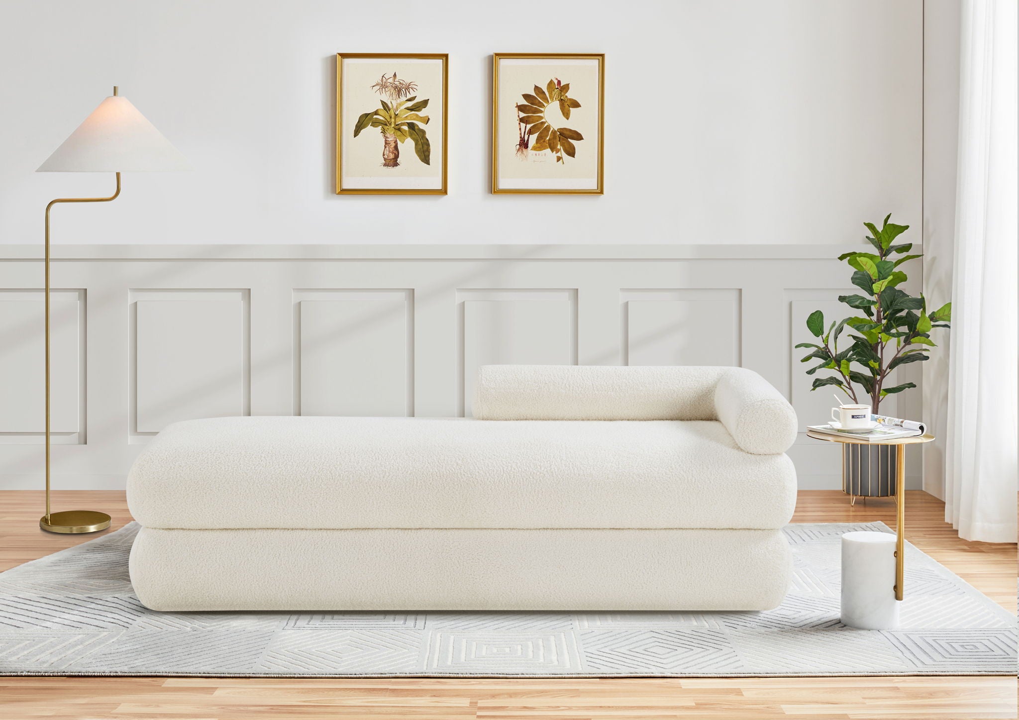 Kennedy - Teddy Fabric Bench