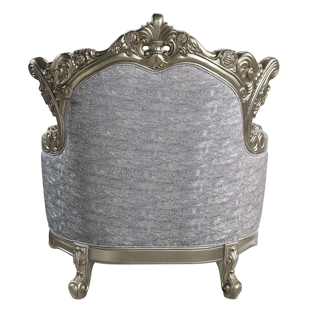 Miliani - Chair With Pillow - Fabric & Antique Bronze - Urban Living Furniture (Los Angeles, CA)