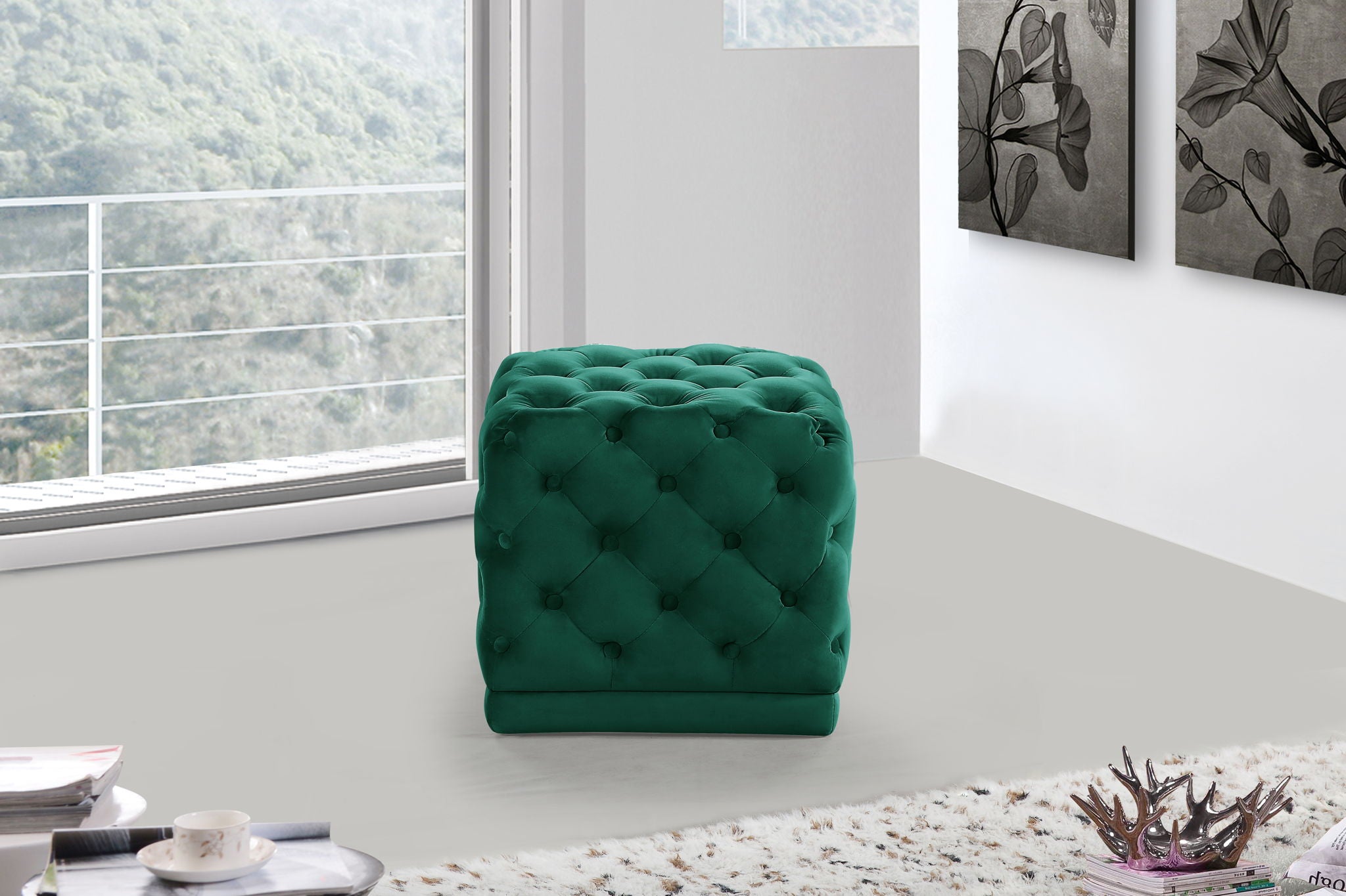 Stella - Stool Ottoman - Urban Living Furniture (Los Angeles, CA)