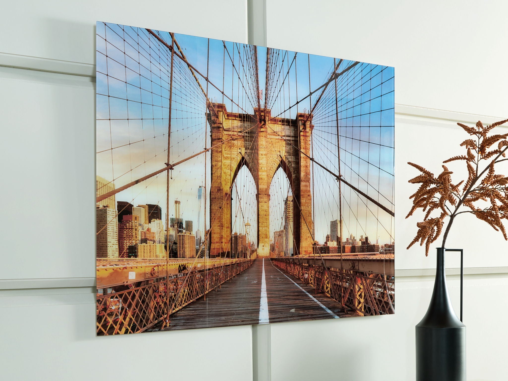 Shayward - Blue / Amber - Wall Art - Urban Living Furniture (Los Angeles, CA)