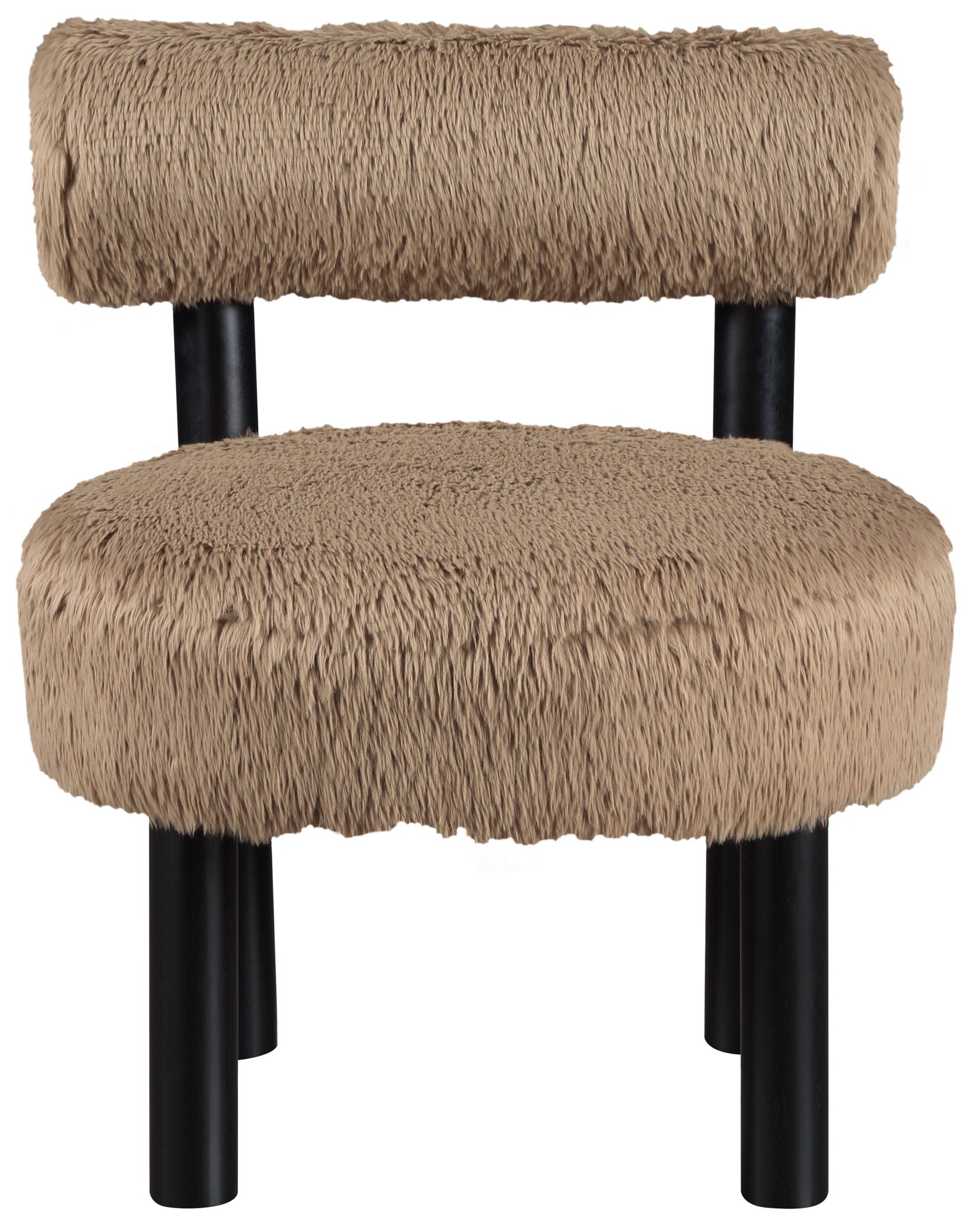 Ambre - Vegan Shearling Fabric Upholstered Accent Chair - Urban Living Furniture (Los Angeles, CA)
