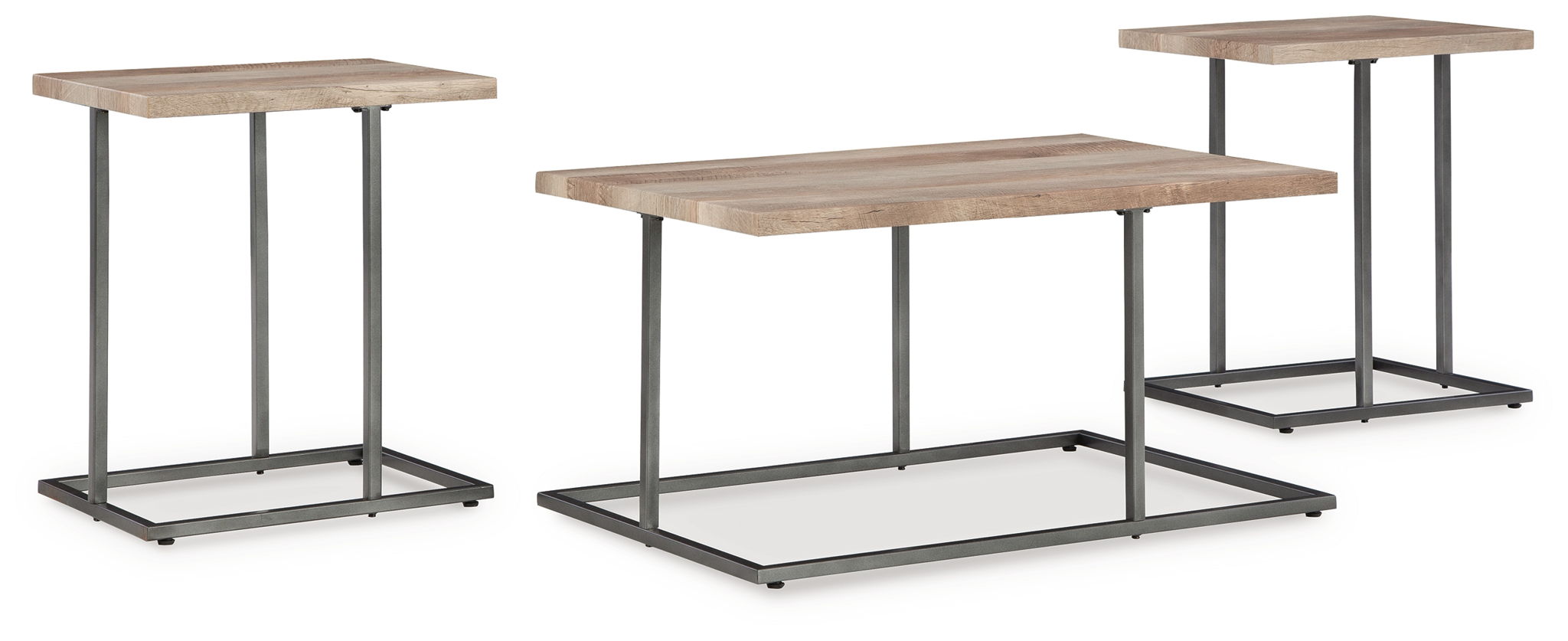 Albreane - Grayish Brown / Black - Occasional Table Set (Set of 3) - Urban Living Furniture (Los Angeles, CA)