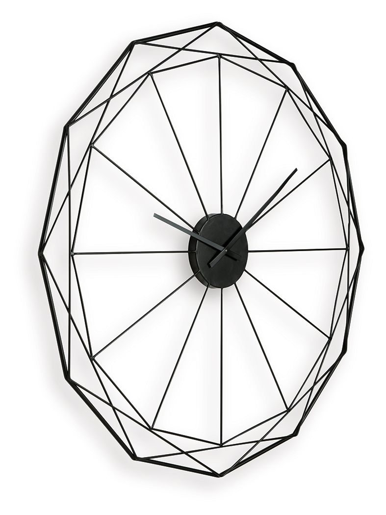 Arkthorne - Black - Wall Clock - Urban Living Furniture (Los Angeles, CA)