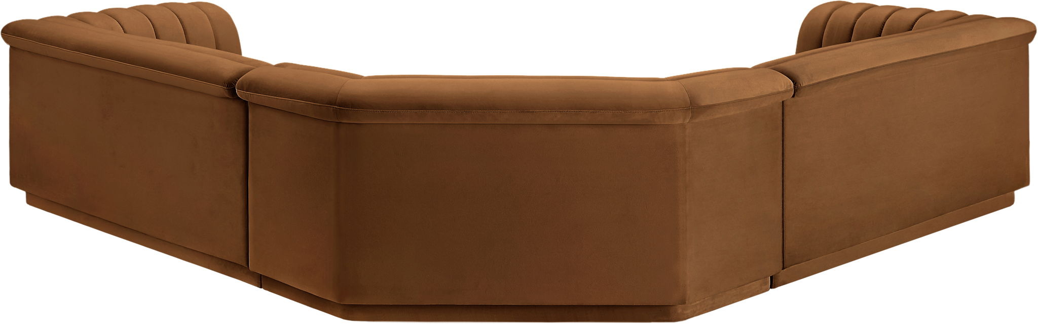 Cascade - Velvet Modular Sectional - Saddle - Urban Living Furniture (Los Angeles, CA)