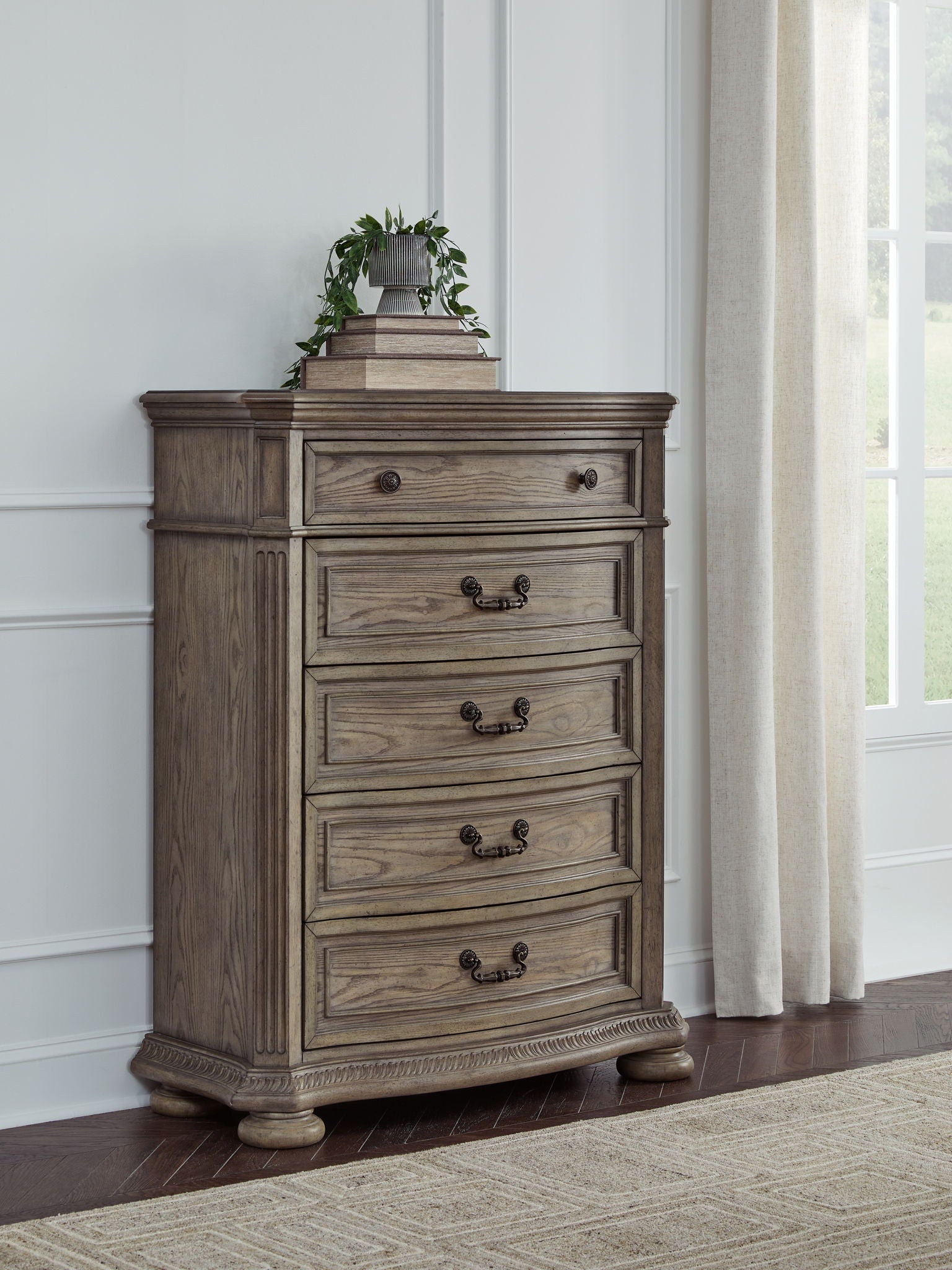 Ardenfield - Light Brown - Five Drawer Chest - Urban Living Furniture (Los Angeles, CA)