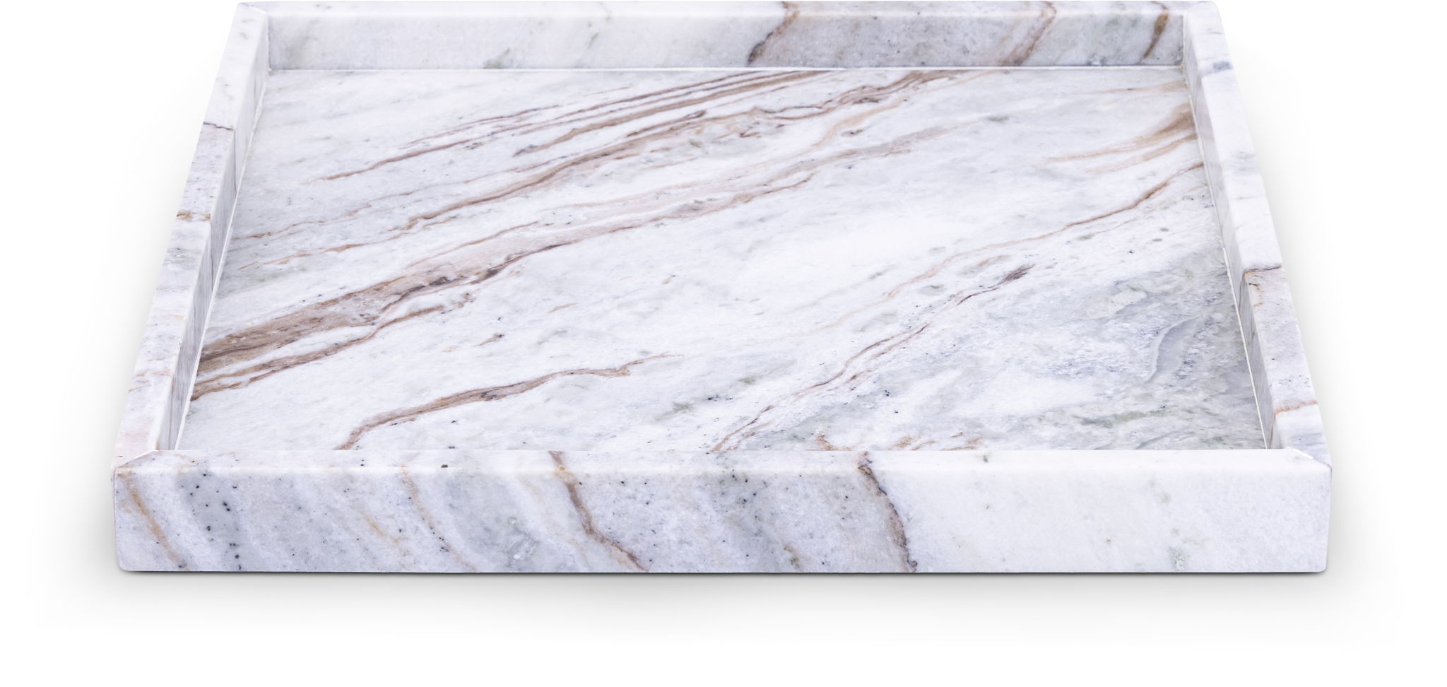 Barletta - Marble Square Tray - Urban Living Furniture (Los Angeles, CA)