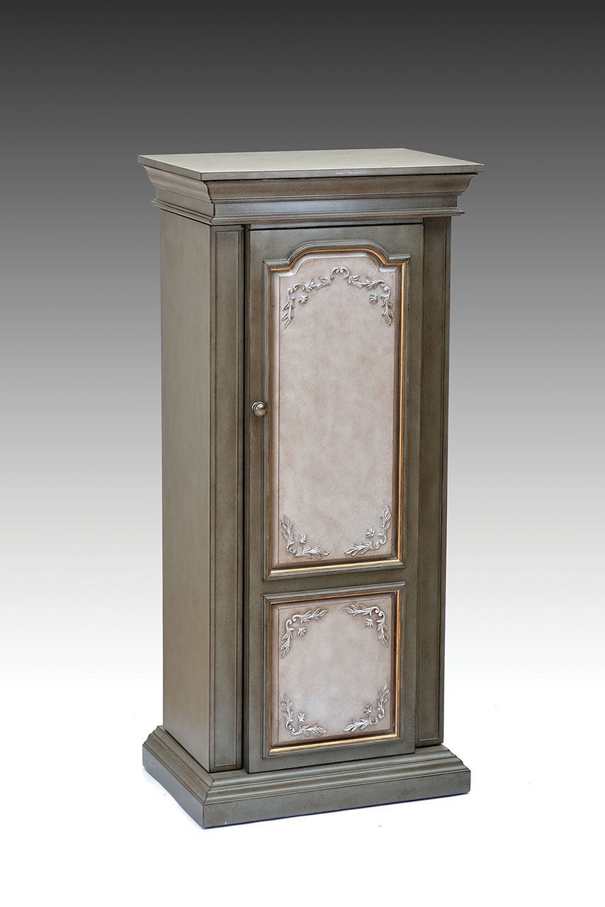 Riker - Jewelry Armoire - Antique Gray & Antique Beige - Urban Living Furniture (Los Angeles, CA)