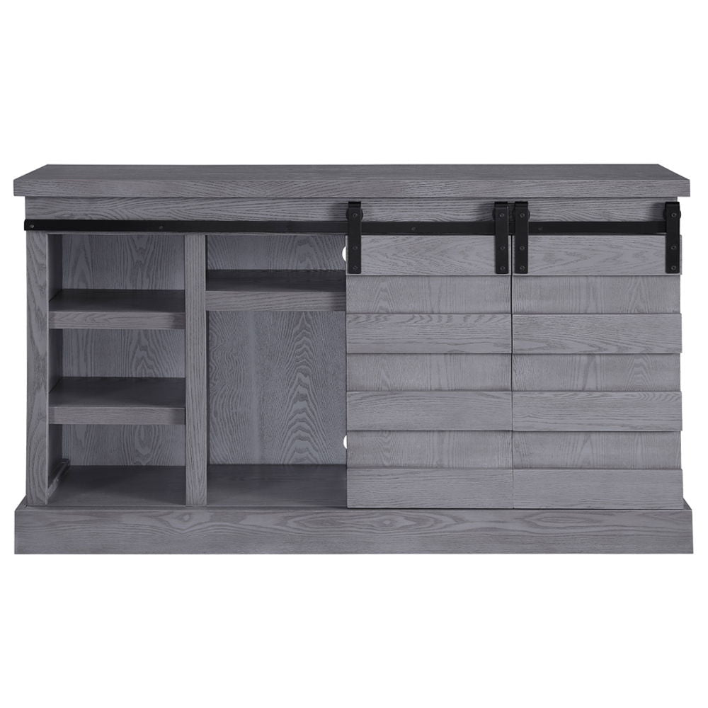 Amrita - TV Stand With Fireplace - Gray Oak - Urban Living Furniture (Los Angeles, CA)