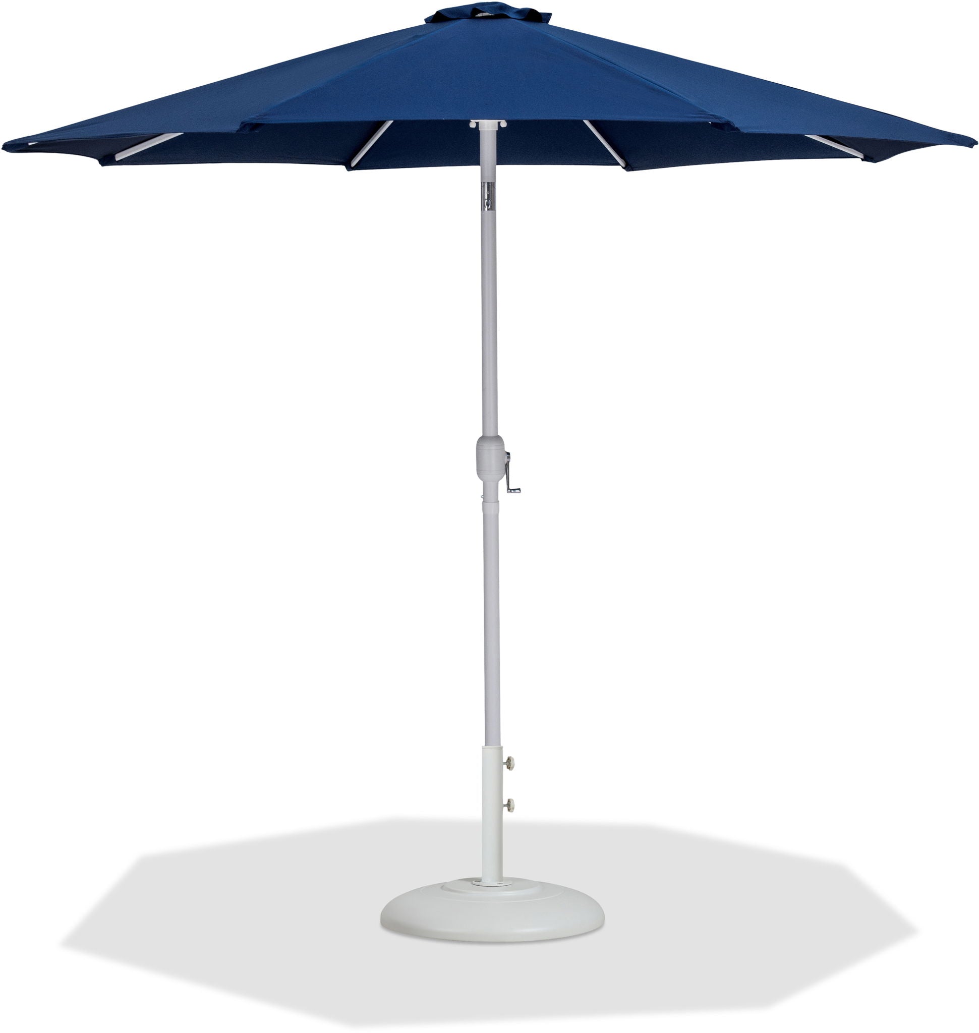 Fiji - Aluminum Patio Umbrella With Round White Base - Urban Living Furniture (Los Angeles, CA)