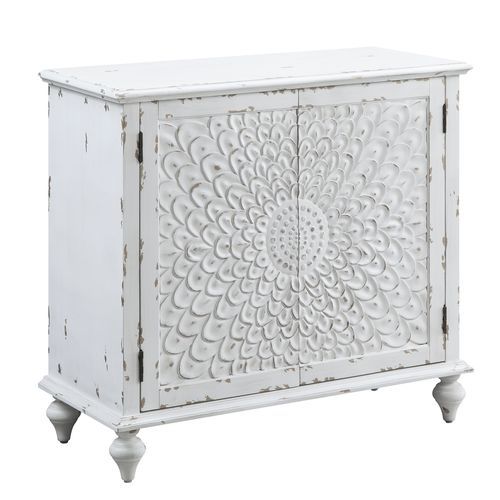 Daray - Console Cabinet - Antique White - Urban Living Furniture (Los Angeles, CA)