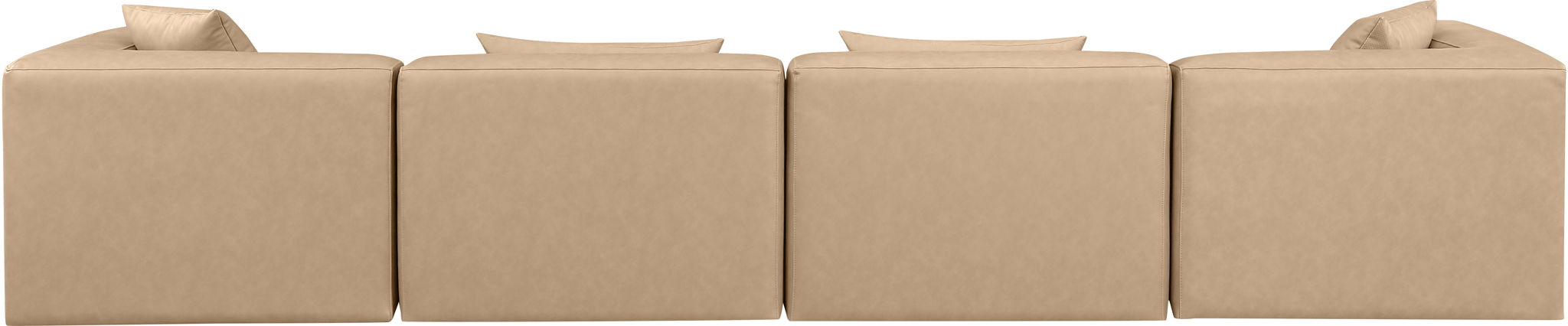 Cube - Modular 4 Piece Sofa - Tan - Urban Living Furniture (Los Angeles, CA)