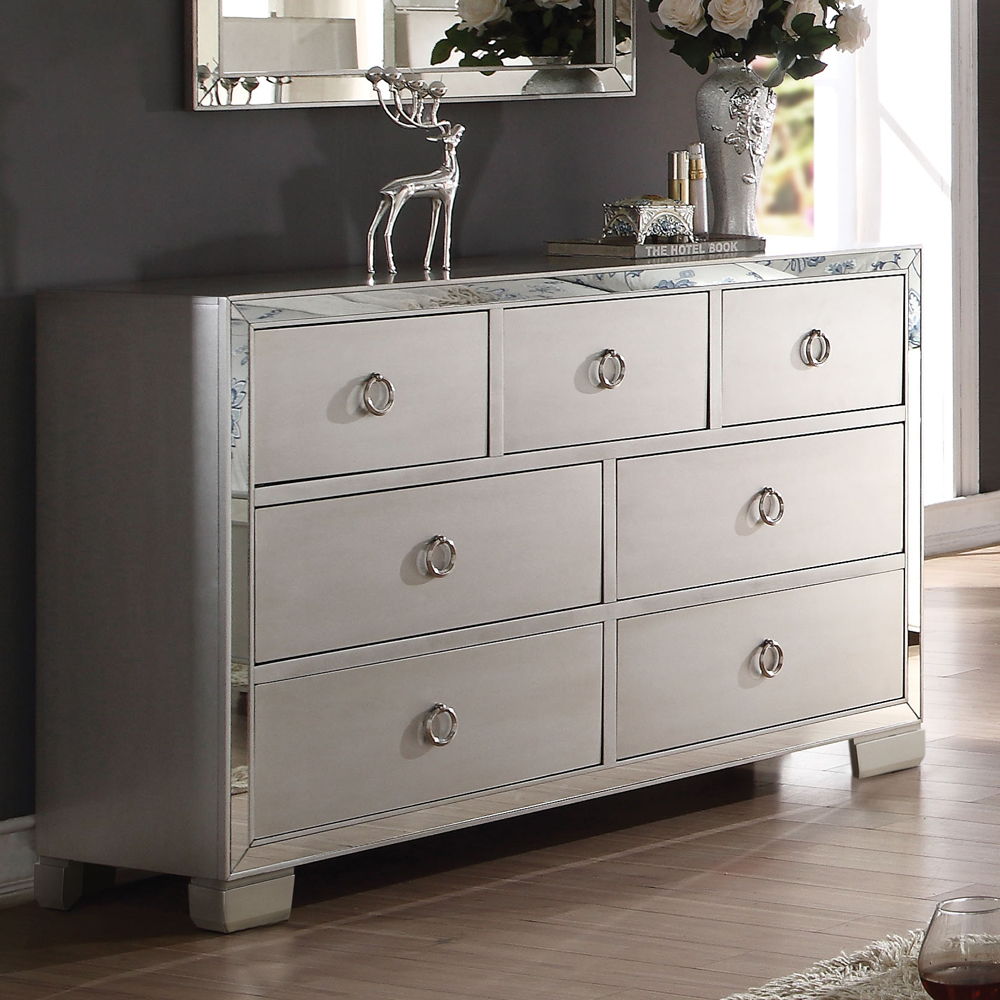 Voeville II - Dresser - Platinum - Urban Living Furniture (Los Angeles, CA)