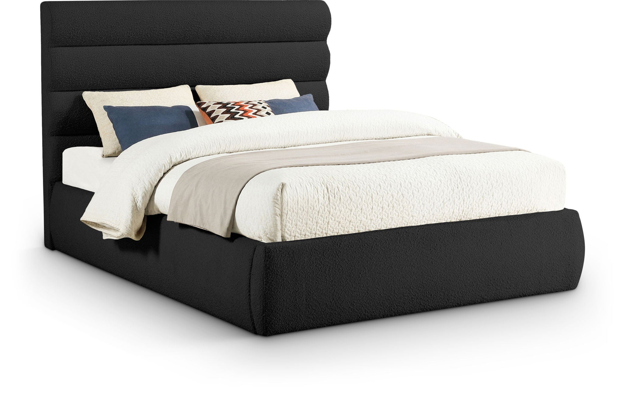 Adam - Boucle Fabric Bed With 52" Headboard - Urban Living Furniture (Los Angeles, CA)