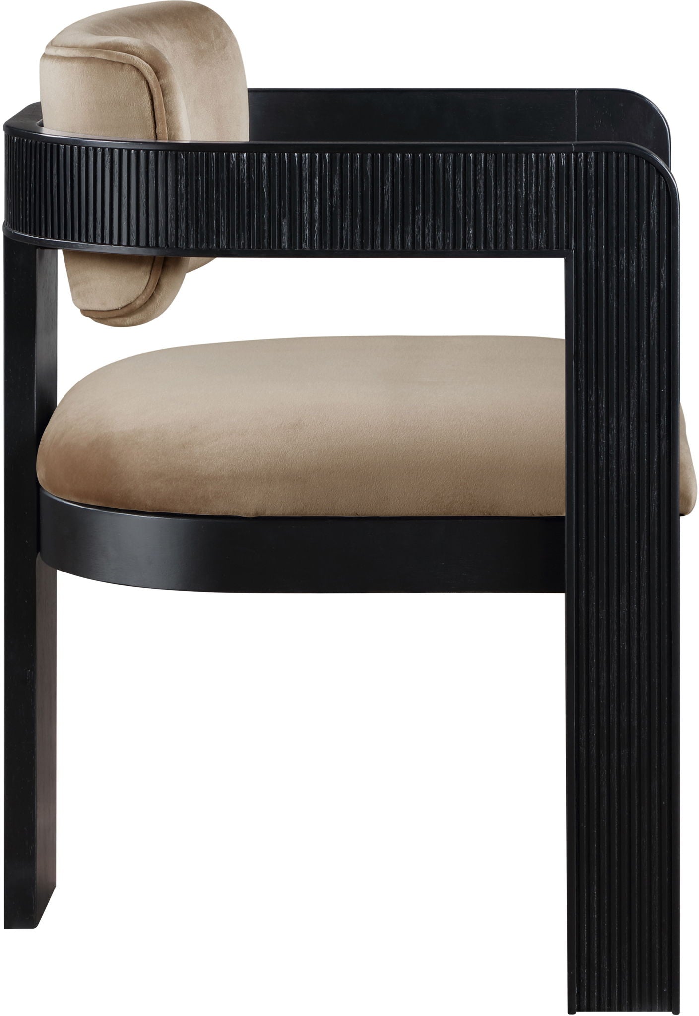 Sacha - Velvet Dining Chair With Black Base (Set of 2) - Urban Living Furniture (Los Angeles, CA)