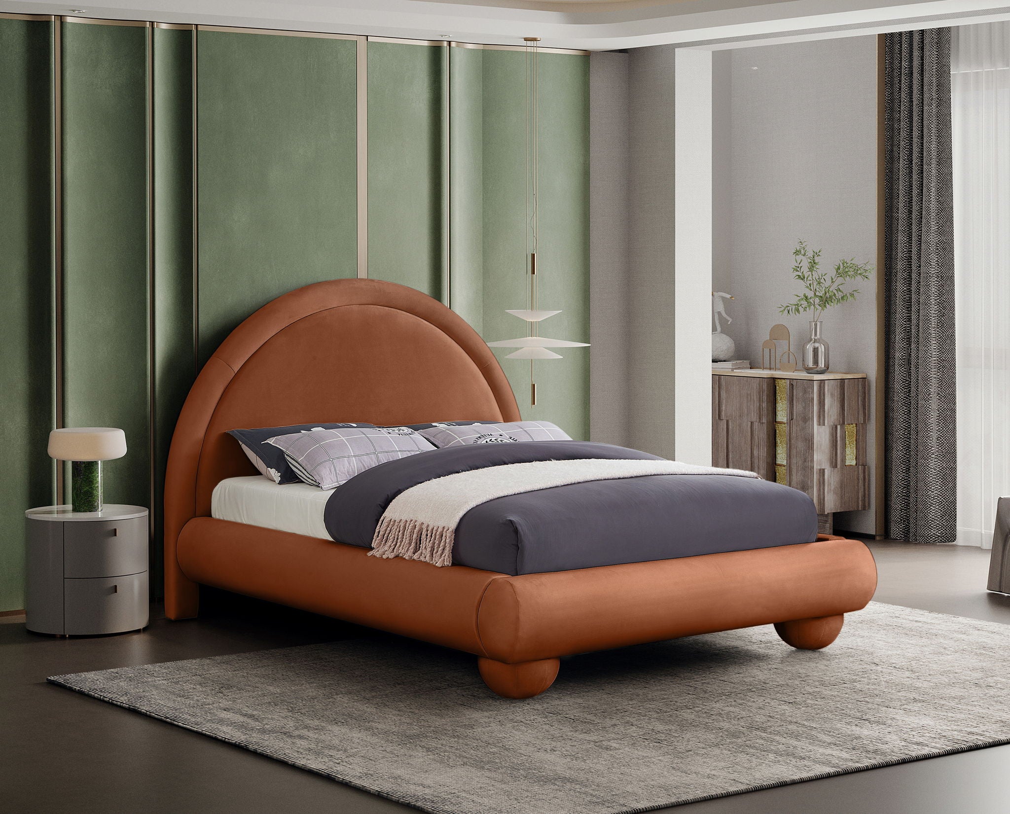 Madrid - Velvet Upholstered Bed - Urban Living Furniture (Los Angeles, CA)