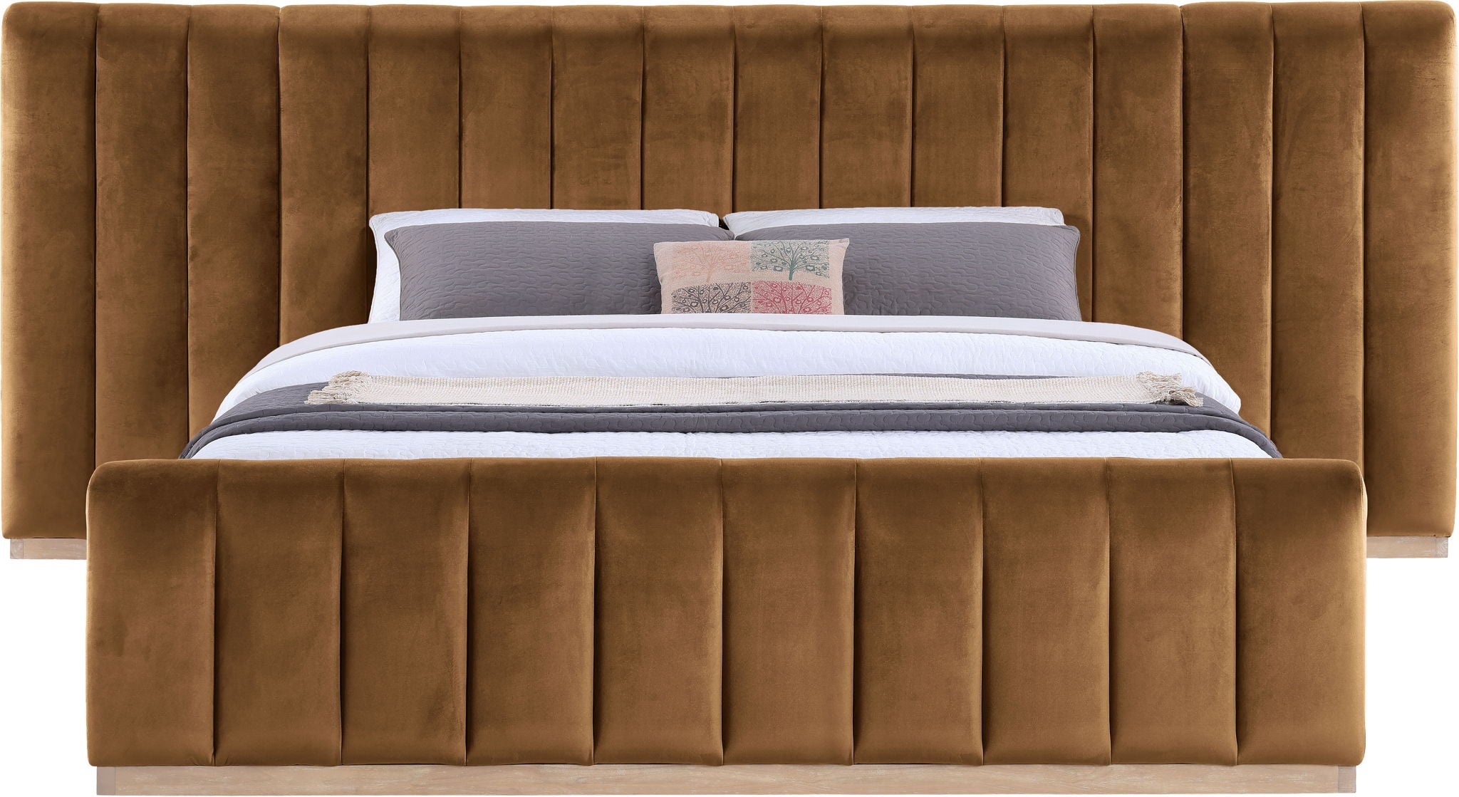 Amara - Velvet Upholstered Bed - Urban Living Furniture (Los Angeles, CA)