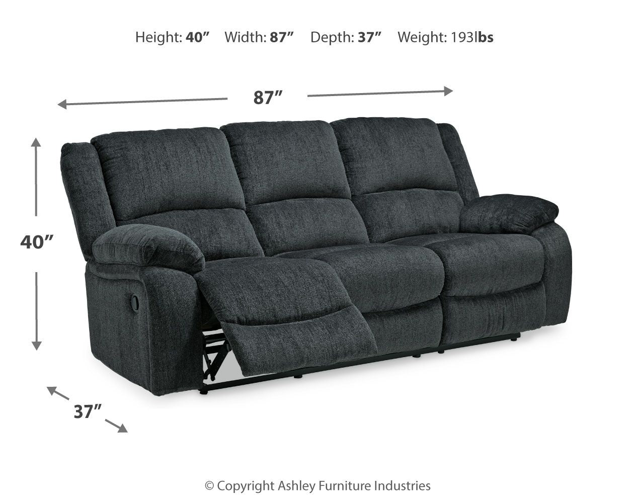 Draycoll - Reclining Sofa - Urban Living Furniture (Los Angeles, CA)